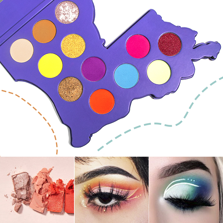 paleta de sombras de ojos de marca privada