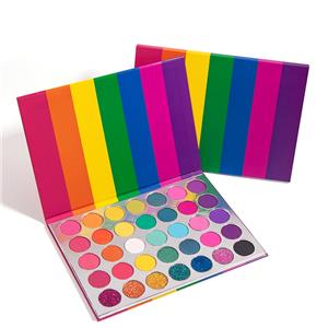 Палітра неонових тіней Rainbow Eyeshadow 35 кольорів