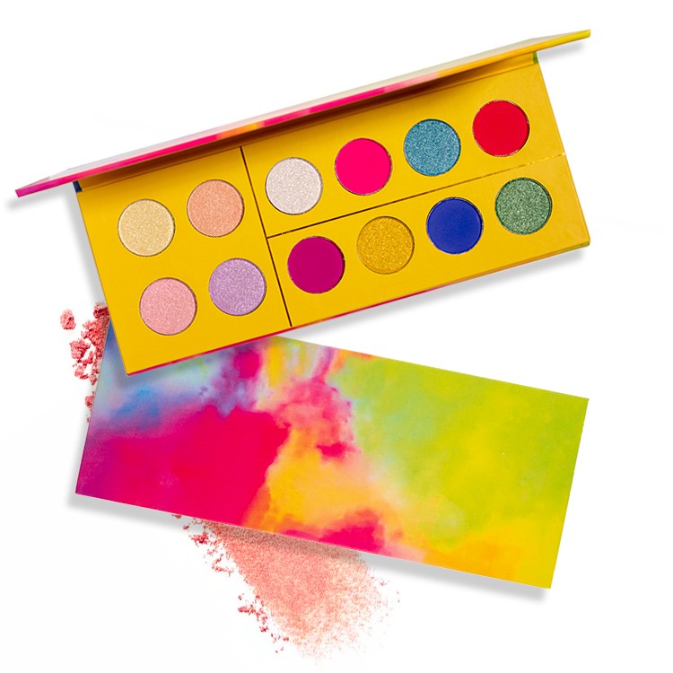 Pigment der Lidschattenpalette