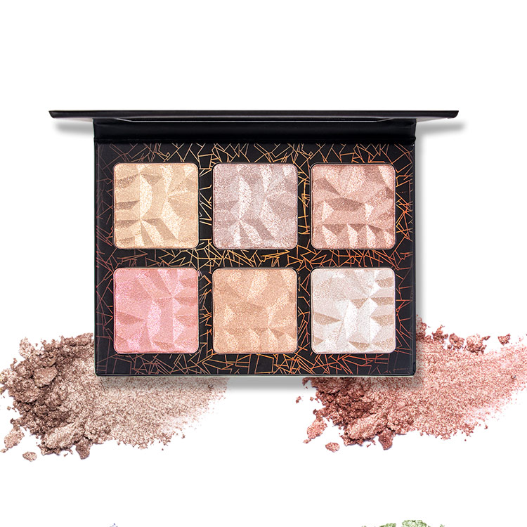 powdered highligher palette