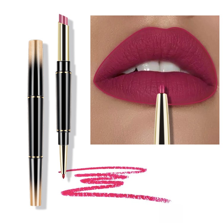 Long-lasting Pigmented Lipstick With Lip Liner