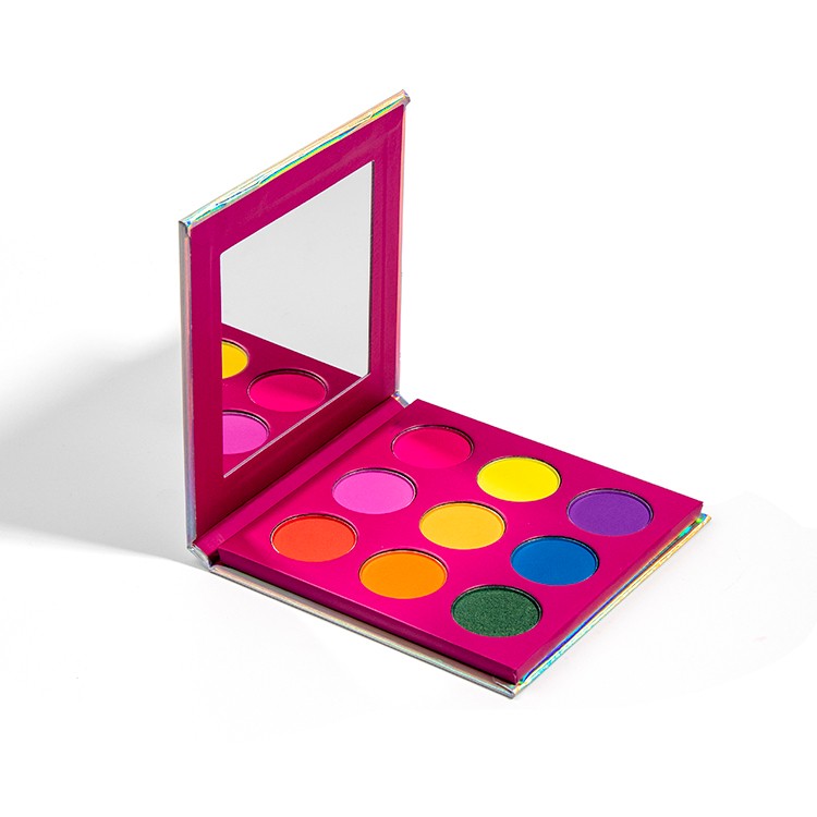Low MOQ Holographic Pigmented Eyeshadow Palette