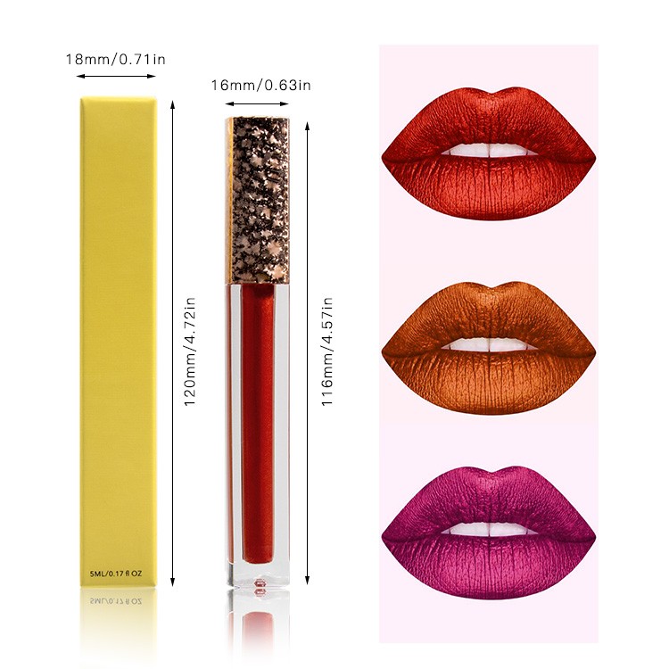 Top High Shine Trendy Metallic Lip Gloss