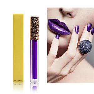 Top High Shine Trendigt metalliskt läppglans