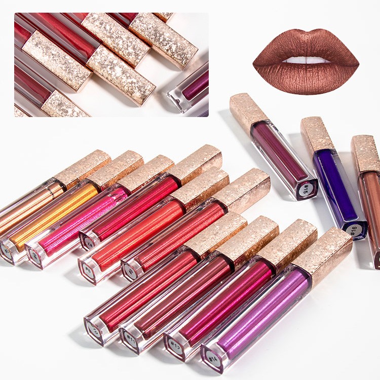 Top High Shine Trendy Metallic Lip Gloss