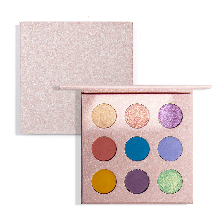 paleta de sombras de ojos pigmentadas