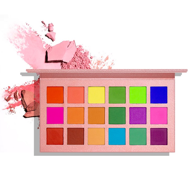 18 Color Unique Pink Matte Eyeshadow Palette