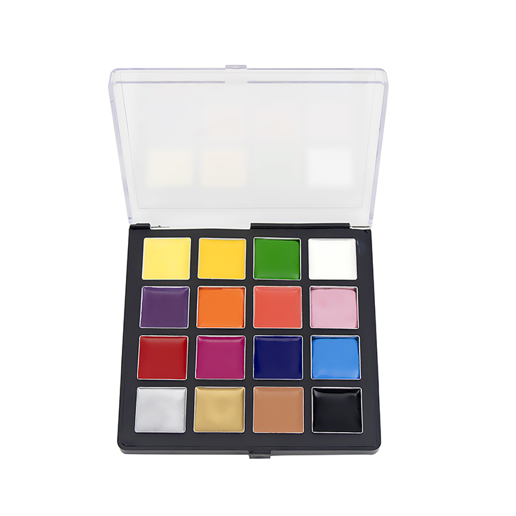 Professional Rainbow Face and Body Painting Makeup Palette