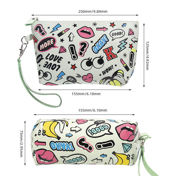 Custom Cute Kids Makeup Kit Organizer Private Label Bag