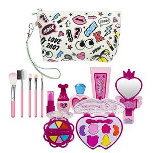Custom Cute Kids Makeup Kit Organizer Private Label Bag