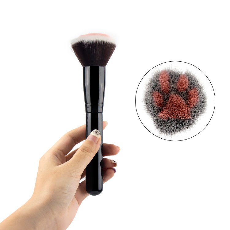Professional Single Cute Blending Brush With Cat Paw Print For Makeup