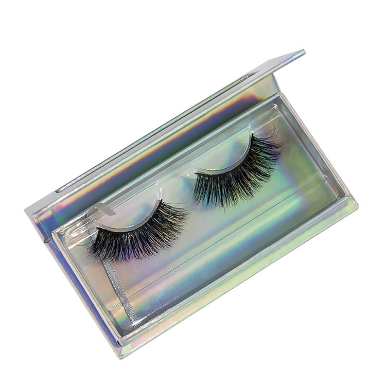 Wholesale Cheap Fake False Eye Lashes With Holographic Eye Lash Boxes