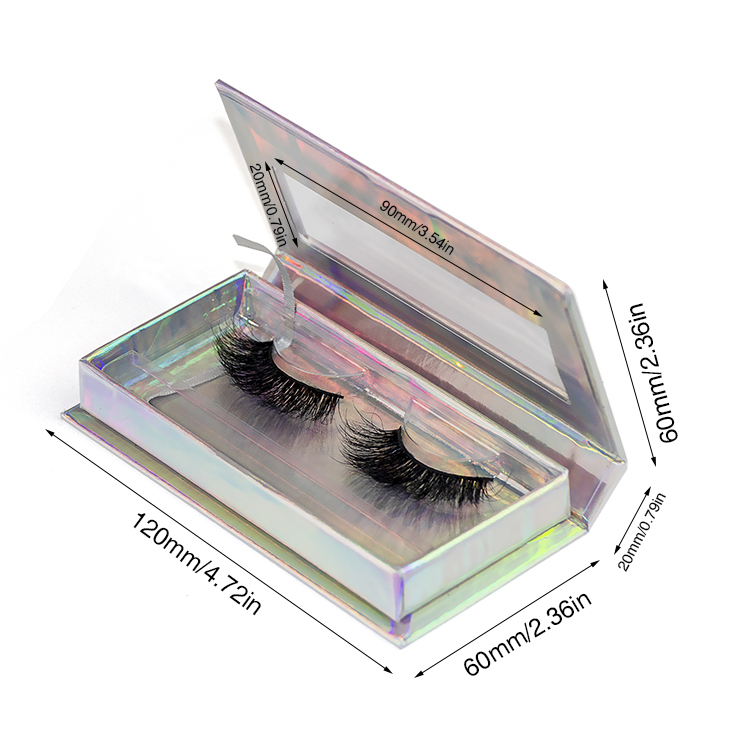 Wholesale Cheap Fake False Eye Lashes With Holographic Eye Lash Boxes