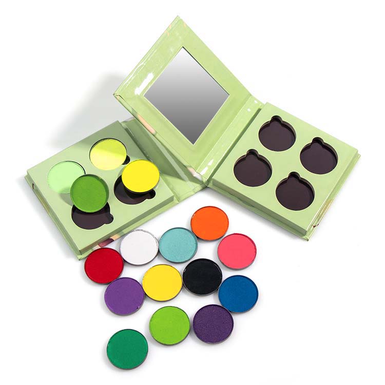 High Quality No Label Diy Empty Magnetic Makeup Eyeshadow Palette