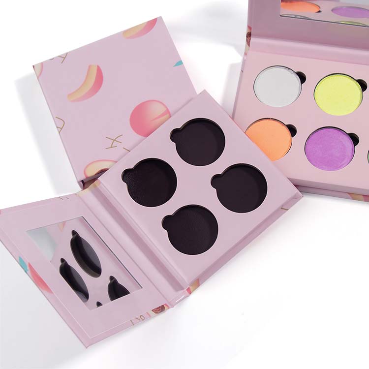 High Quality No Label Diy Empty Magnetic Makeup Eyeshadow Palette