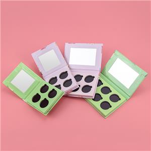 6 hål Private Label Tom Partihandel Magnetic Makeup Palette Kartong