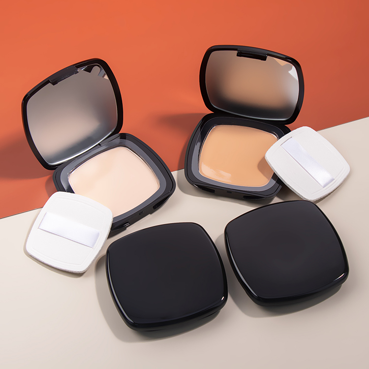Square Pressed Soft Creamy Powder Compact Makeup Private Labeling