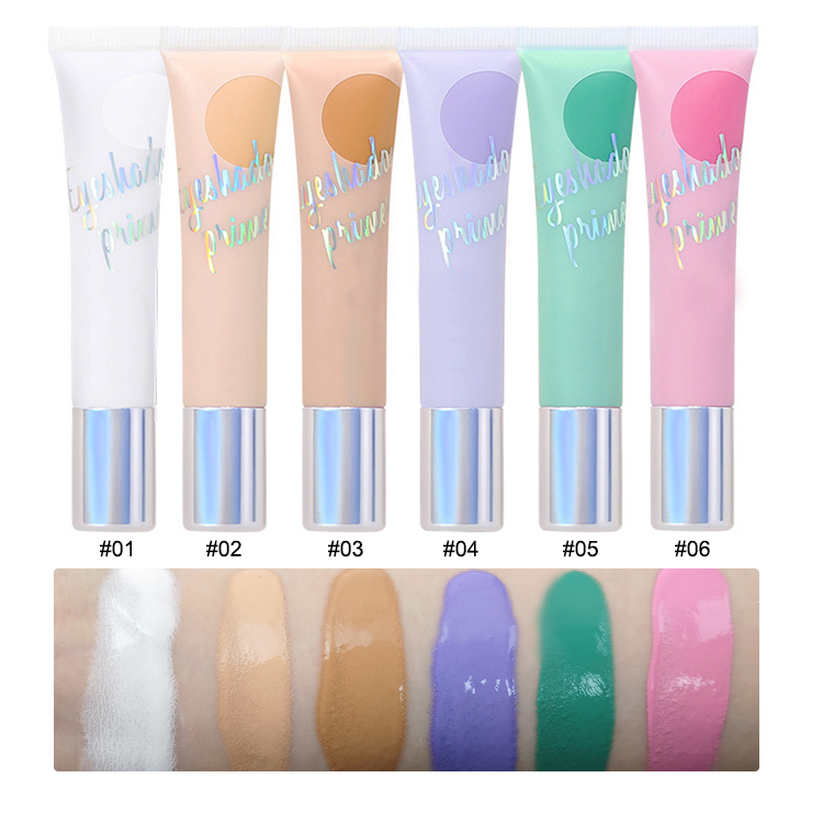 New Matte Colorful Waterproof Low Moq Trendy Liquid Eyeshadow Primer base Private Label