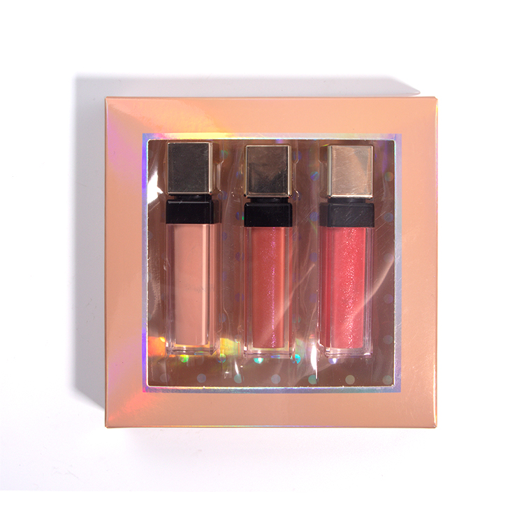 3 Lipgloss Set Private Label Perfect Gift Set With Different Packagine Box