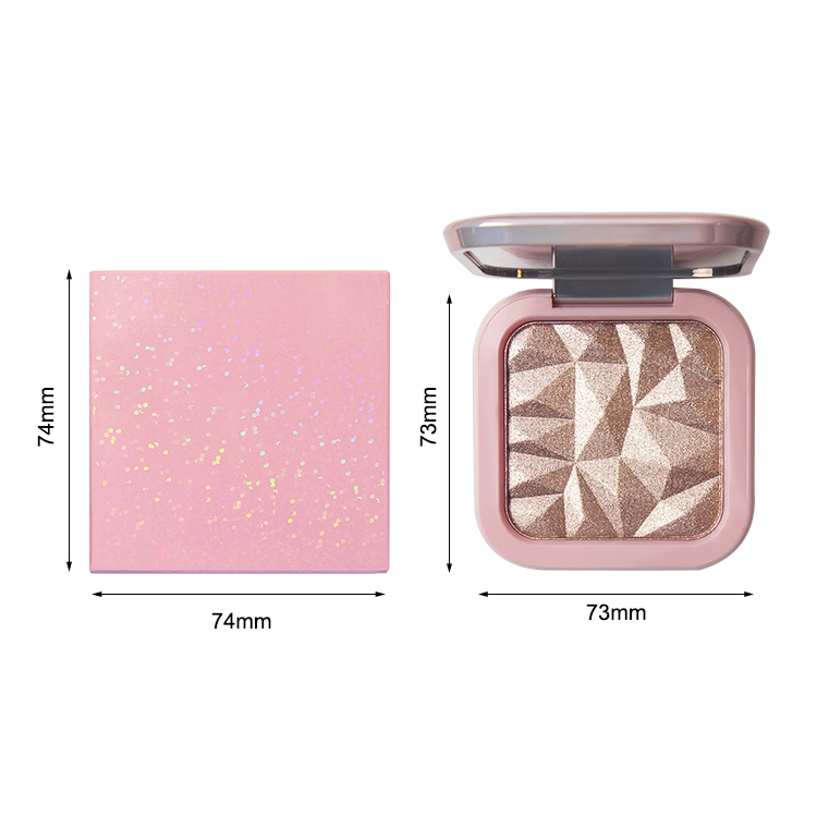 New Arrival Luxury Single Pressed Makeup Highlighter Compact