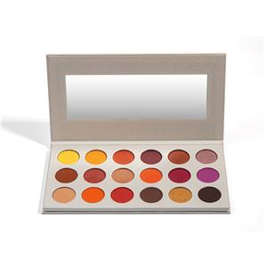 Marca própria da nova paleta de sombras pigmentada branca de 18 cores