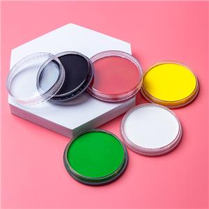 पेशेवर उच्च गुणवत्ता वाला पानी सक्रिय चेहरा बॉडी पेंट पैलेट