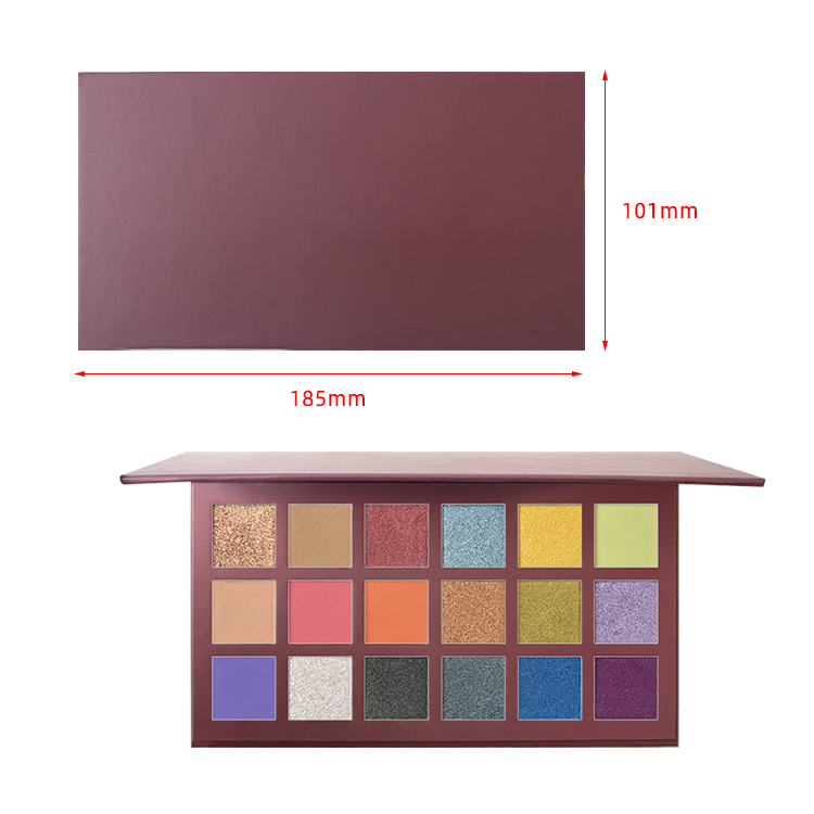 New Trendy Private Label High Pigmented Cosmetics Eyeshadow Palette