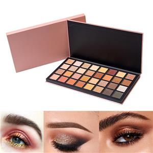 Best Nude Fall Brown Pink No Label Eyeshadow Palette