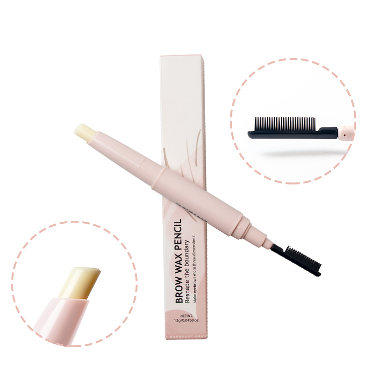 New Arrival Double Ended Eyebrow Waxing Gel Pencil With Brush