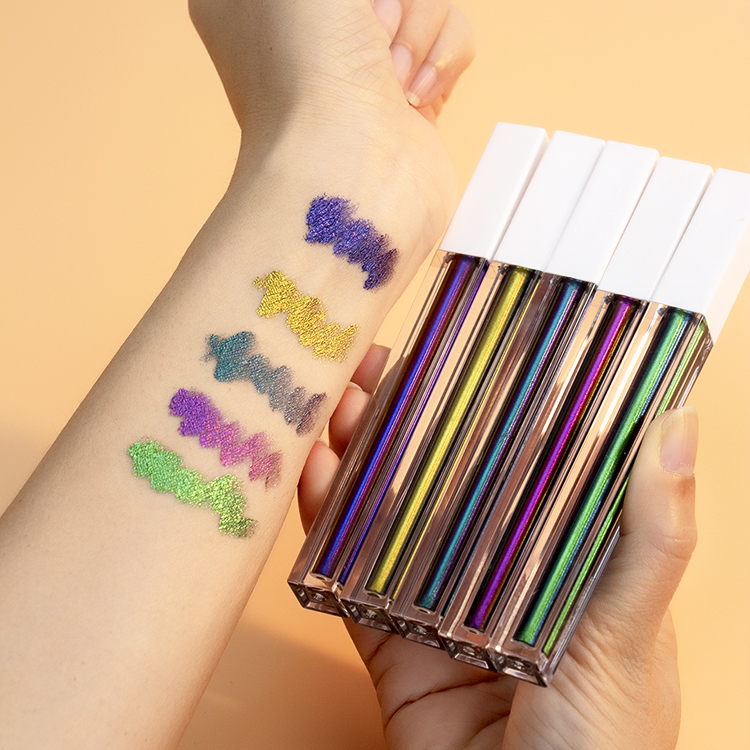 Long Lasting Color-shifting Private Label Liquid Duochrome Chameleon Eyeshadow