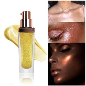 6 Colors Waterproof Shimmer Face Body Glow Illuminator Liquid Body Highlight