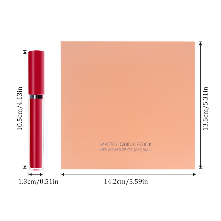 Non-Stick Cup Not Fade Waterproof Velvet Lip Gloss Kit