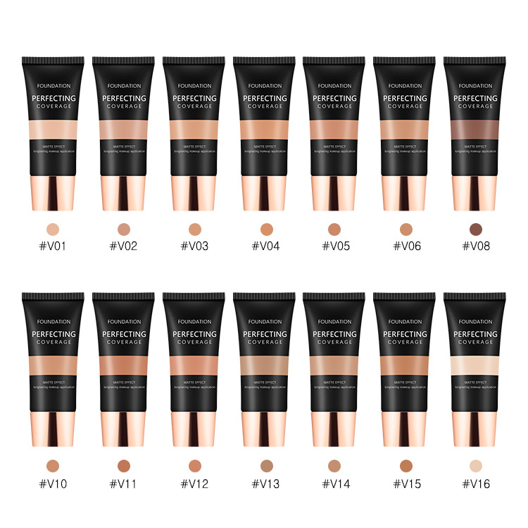 Long Wear Foundation Cover Flawless Coverage Foundation Makeup