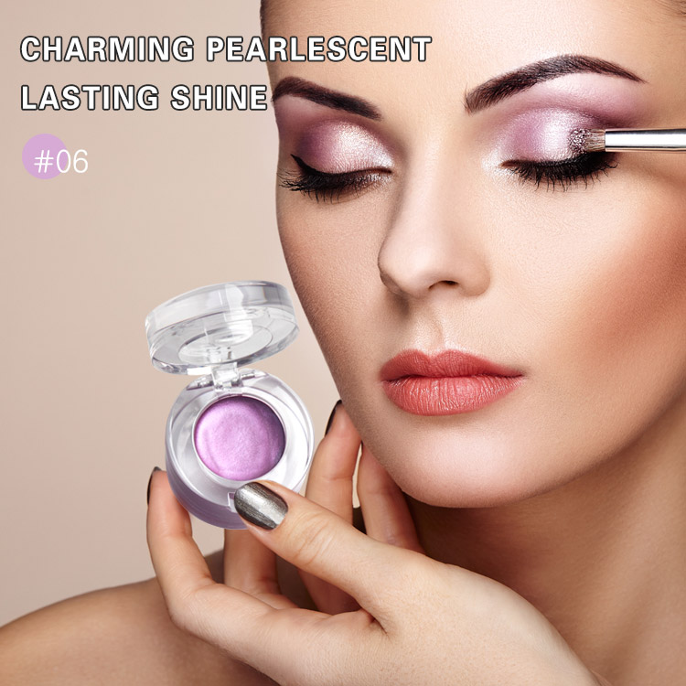No Creasing Natural Cream Single Pearlescent Eyeshadow
