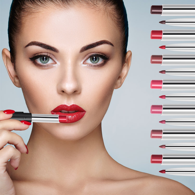 Double-ended Multifunctional Vegan Waterproof Lip liner Lipstick