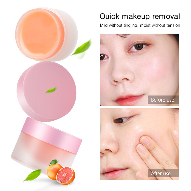 Grapefruit Natural Makeup Remover Cream with Vitamin E