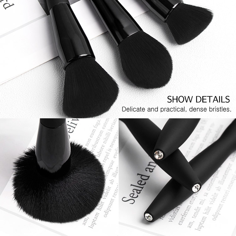 9 Pieces Face Professional Makeup Brushes Set With Case