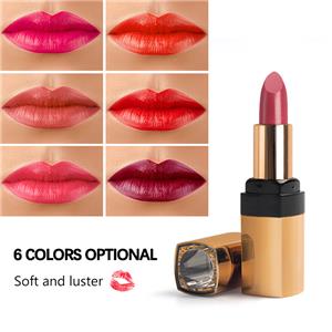 6 Pcs Moisturzing Customized Makeup Gold Lipstick