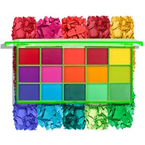 Paleta de sombras personalizável de 15 cores