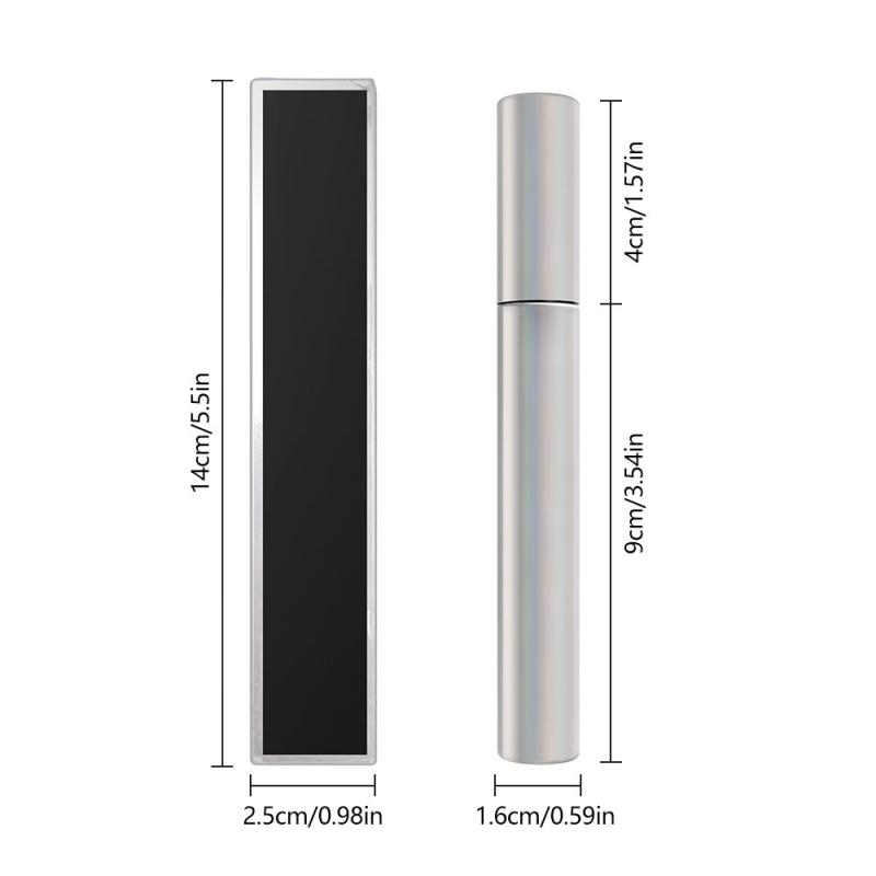 Silver Tube Mascara with Precise Thin Applicator - Customizable for Branding