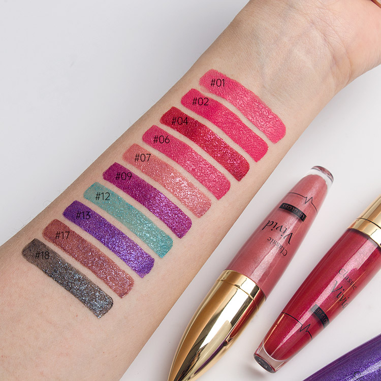 Customizable 10 Color Versatile Liquid Lipstick