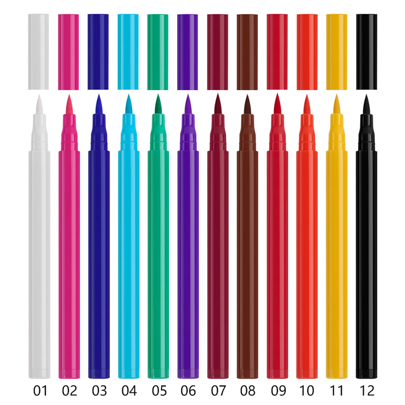 12-Color Eyeliner Pencil