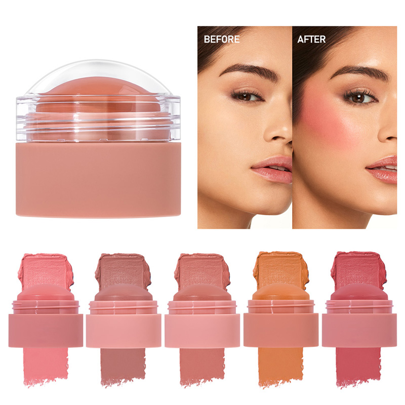 Cute Crystal Face Makeup Blusher для сяючих щік