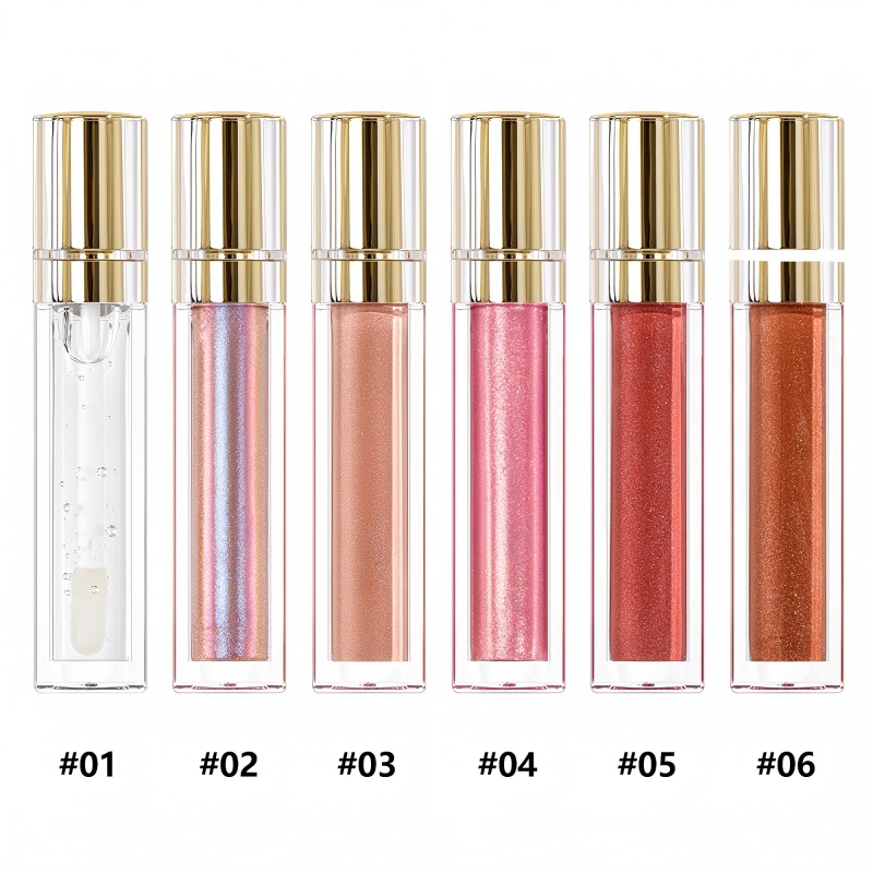 Vegan pearl lip gloss