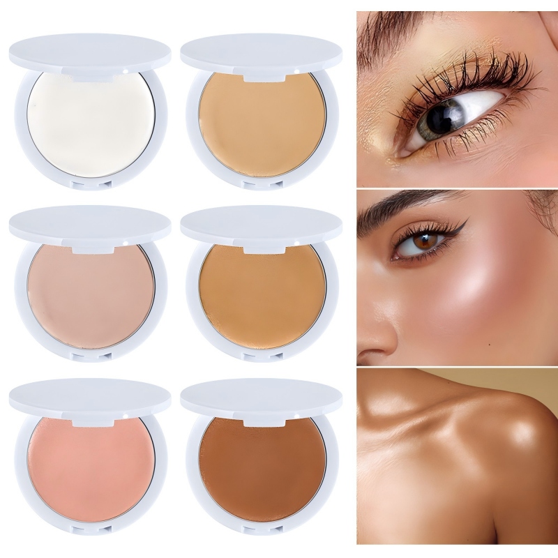 6-color shimmer face palette