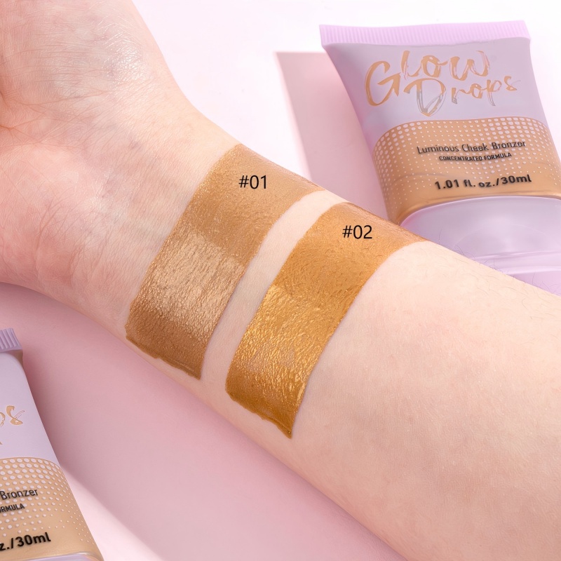 Radiant liquid bronzer