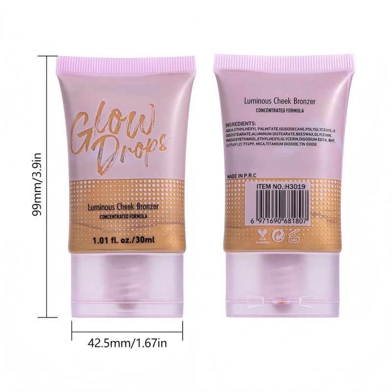Liquid highlighter glow drops