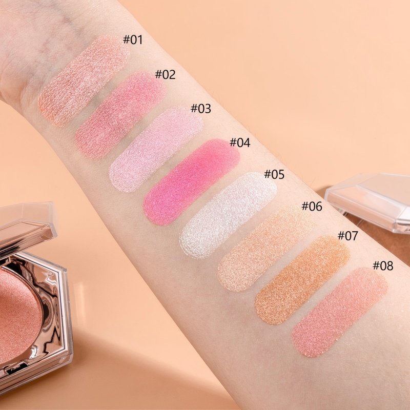 Custom highlighter makeup