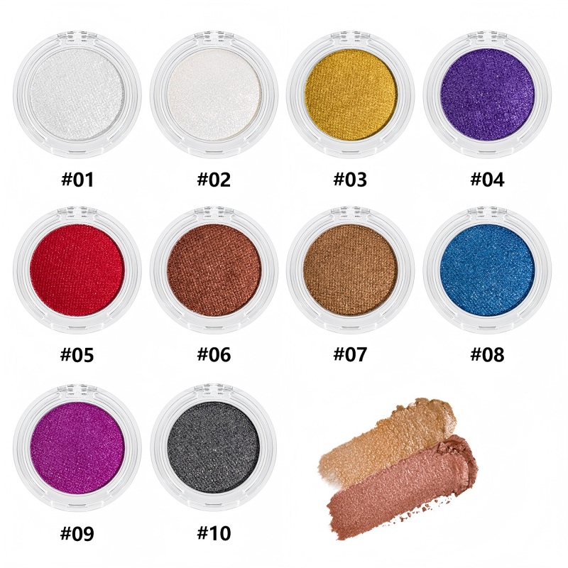 10-color mud eyeshadow