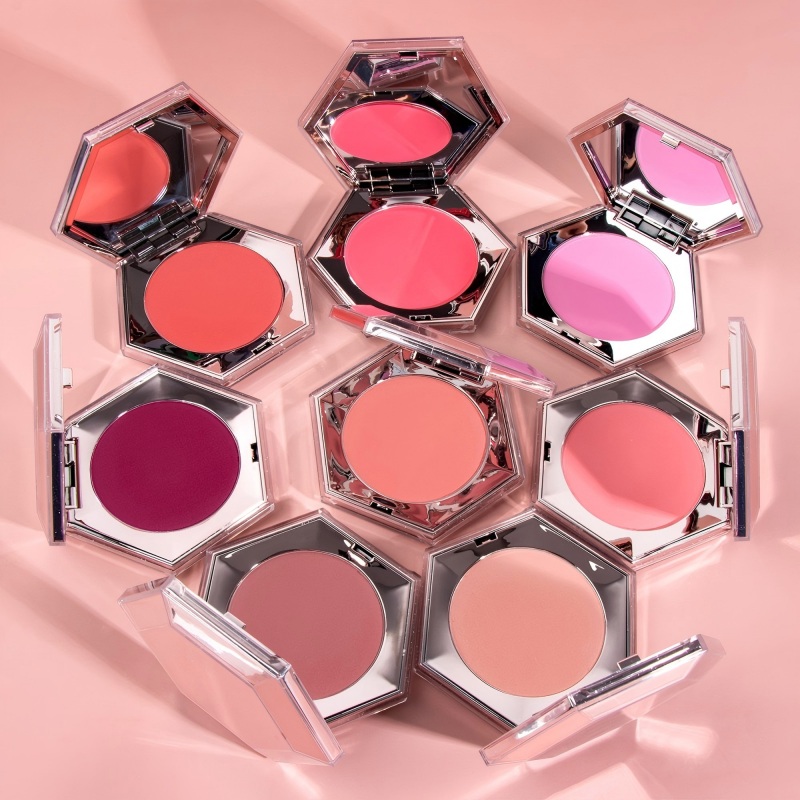 Custom blush makeup